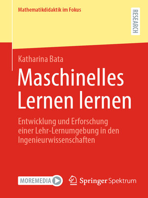 cover image of Maschinelles Lernen lernen